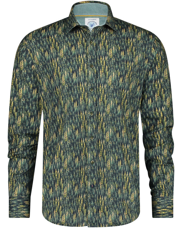 Pine Trees Shirt - Green
